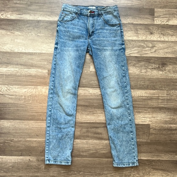Girl's Wrangler Faded Washed Denim Slim Fit Jeans size 16 - Picture 1 of 11